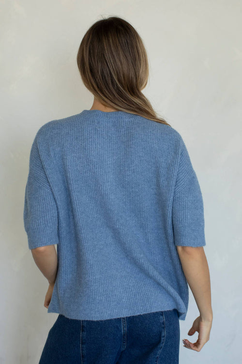 Cherie Cardigan: Tomato Red