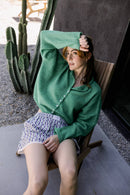 Kelly Green Piper Cardigan: Kelly Green