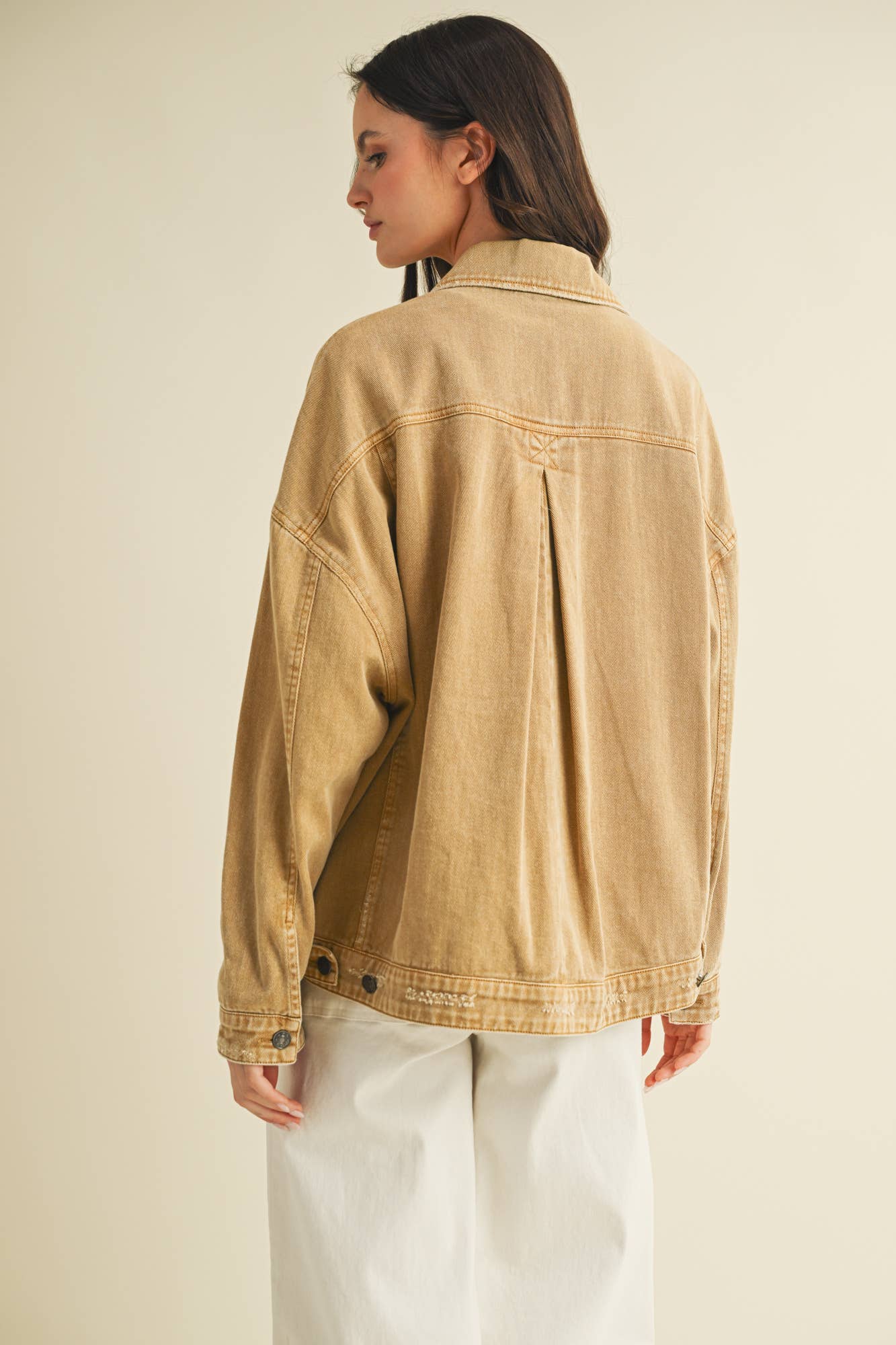 Backstory Denim Jacket Golden Rod