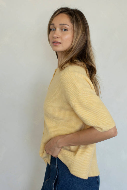 Cherie Cardigan: Tomato Red