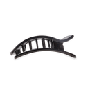 Flat Rectangle Hair Clip | Medium | Jet Black