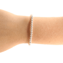 4MM Silver Beaded Bracelet: Standard 6.75 inch - Sugar Co.