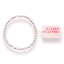 4MM Silver Beaded Bracelet: Standard 6.75 inch - Sugar Co.