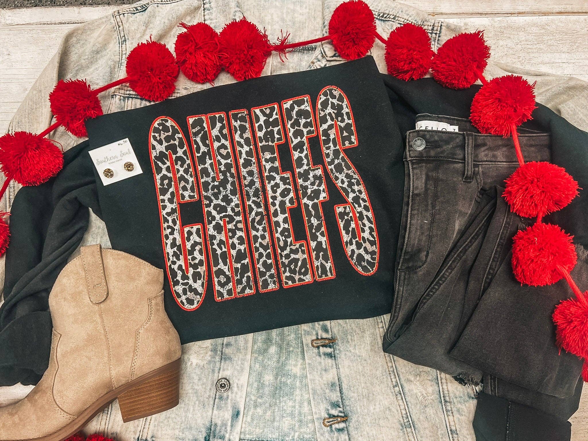 Chiefs Leopard Sweatshirt