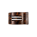 Flat Rectangle Hair Clip | Small | Tortoise