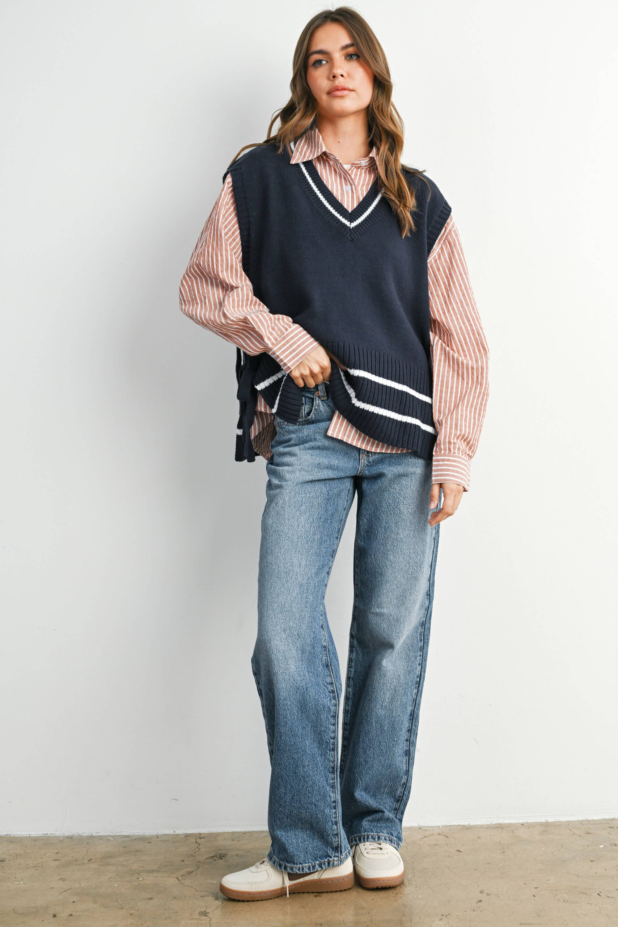 Beth button Up Brick