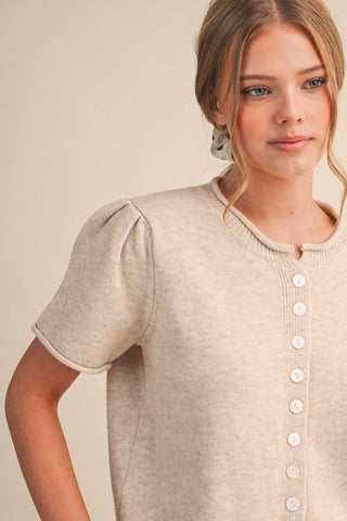 London Breeze Cardigan Ivory Beige