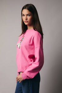 "CHRISTMAS" GRAPHIC SWEATER