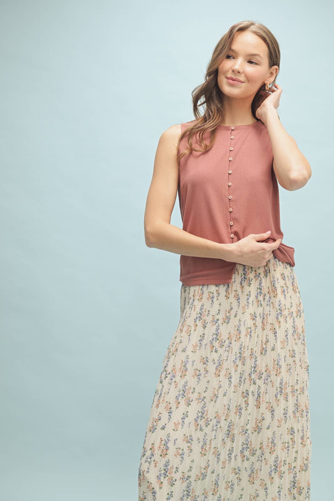 Top Priority Tank Taupe