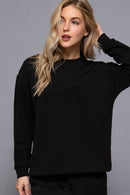 Cozy Core Top Black