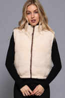 Double Take Vest Brown *reversible*