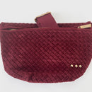 Suede Westlyn Woven Bum Bag: Suede Navy