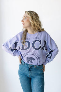 Kansas State Phipps Split Cropped Longsleeve