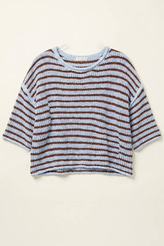 Blue Hour | Striped Knit Top