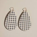 Ecru Quilted Teardrops: Gold / S