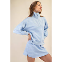 On The Go Pullover Frost Stripe PreOrder