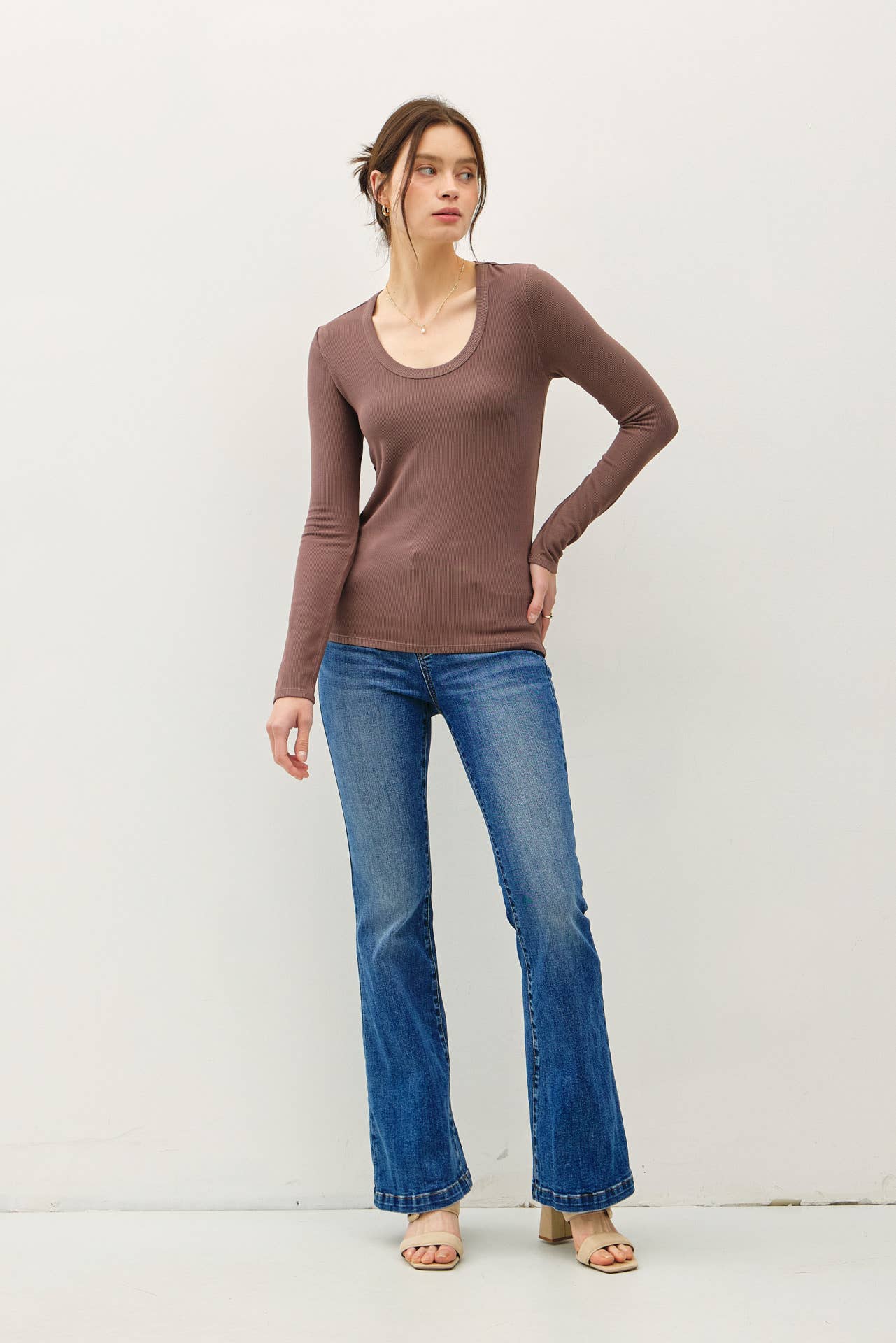Essential Long Sleeve Light Teal