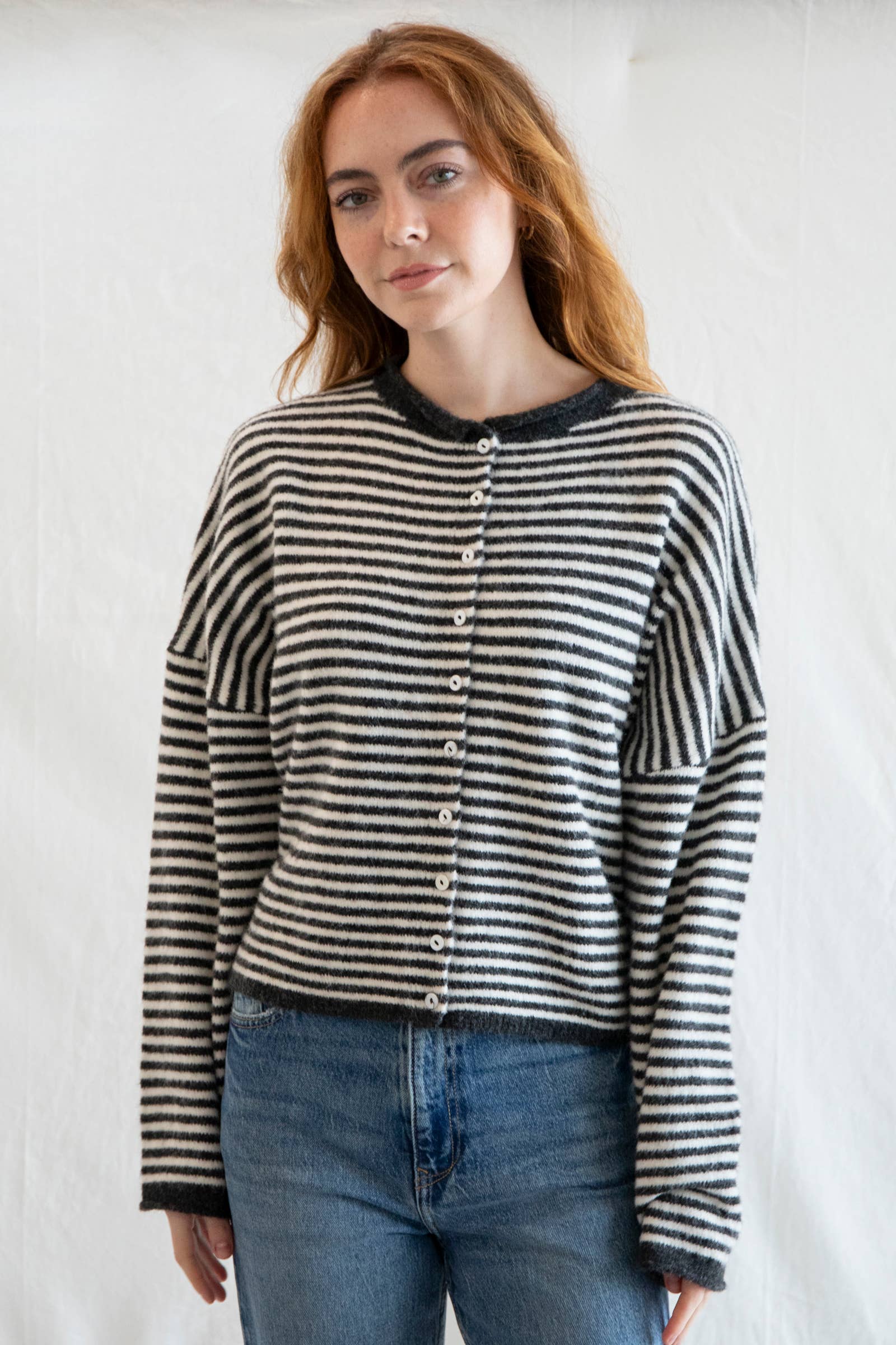 Piper Cardigan Charcoal