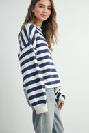 Lemon Striped Sweater