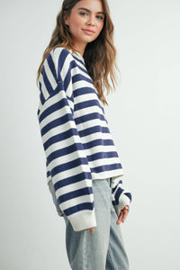 Lemon Striped Sweater
