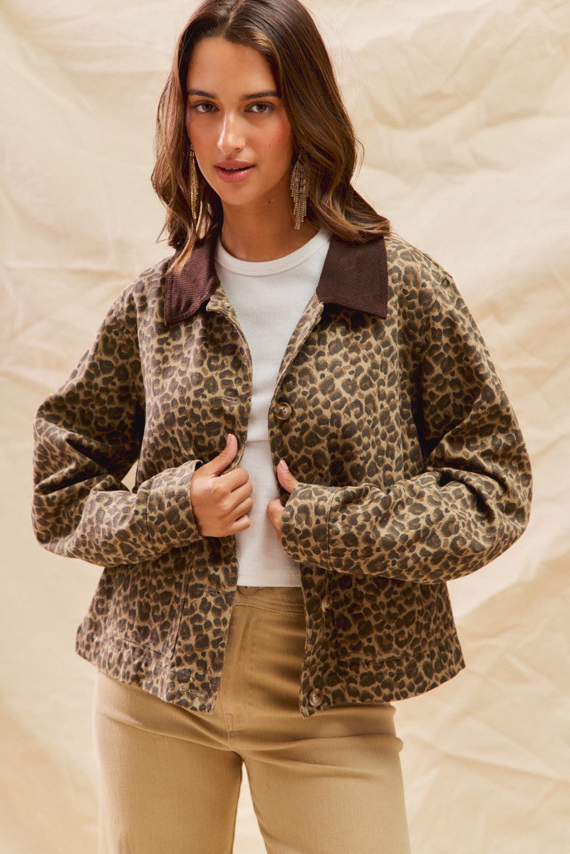 Rowan Leopard Barn Jacket