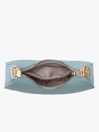 Baylee Half-Moon Crossbody: Black