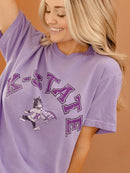 Kansas State University Wildcats Mega Arch Violet CC Tee