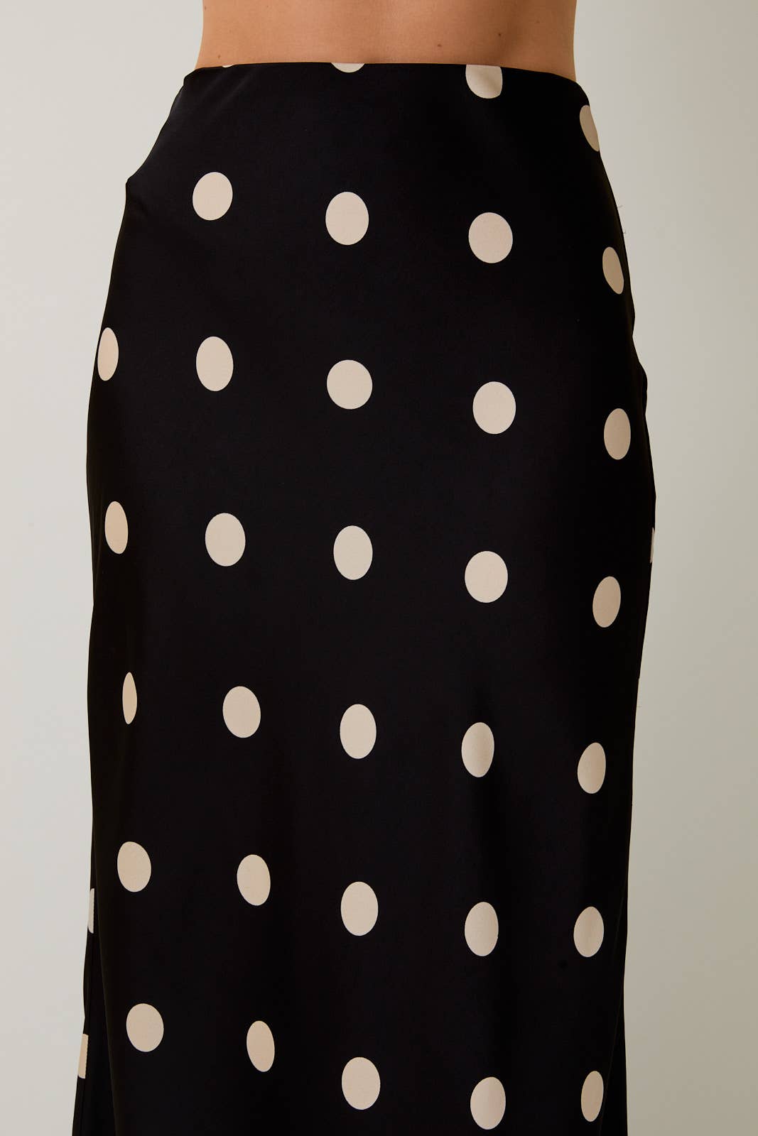 Polka Dot Midi Skirt