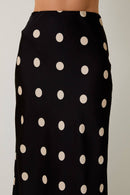 Polka Dot Midi Skirt