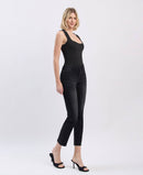 HIGH RISE ANKLE SLIM STRAIGHT JEANS