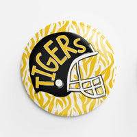 Tigers Helmet Button