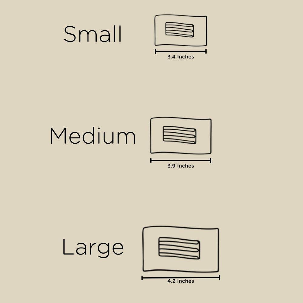 Flat Rectangle Hair Clip | Large | Fir Real