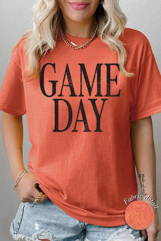 Classic Game Day Graphic Heavy Cotton Tee: NATURAL
