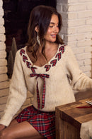 The Clara Ribbon Sweater