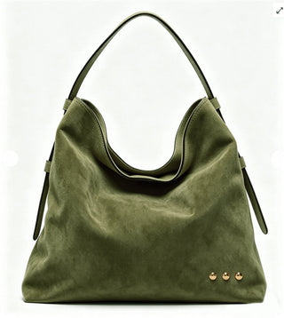 Evie Faux Suede Hobo Bag