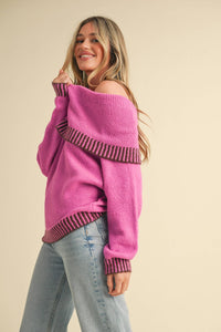 Fletcher Fuchsia Sweater