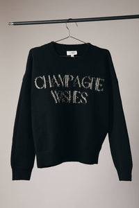 "CHAMPAGNE WISHES" SWEATER TOP
