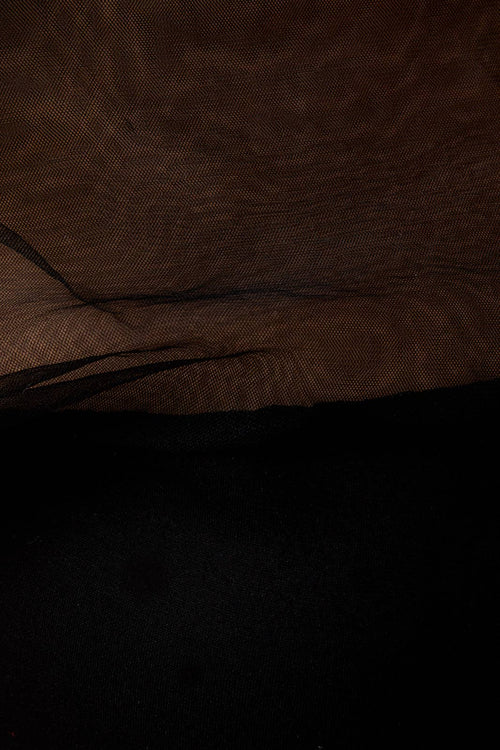 Winter Romance Top Black