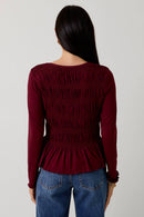 Luxe Smocked Top