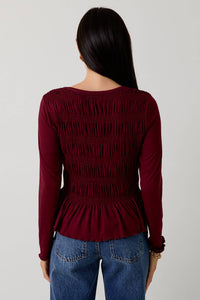 Luxe Smocked Top