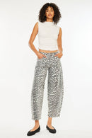 Savannah Leopard Horeshoe Jean