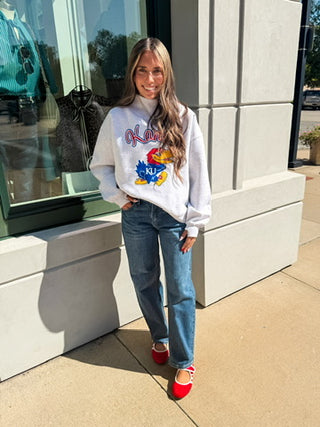 Pressbox | Kansas Mockneck Fleece Tampa
