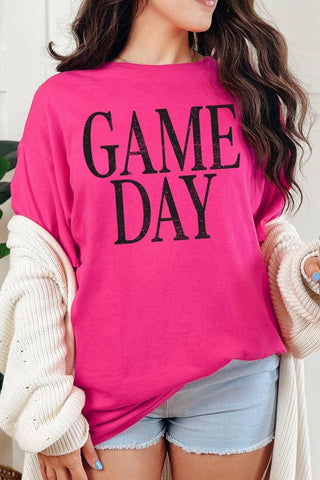Classic Game Day Graphic Heavy Cotton Tee: NATURAL