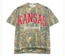 KU Kansas Jayhawks Filled Gault Camouflage Tee