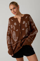 Brown Sugar Bloom Cardigan