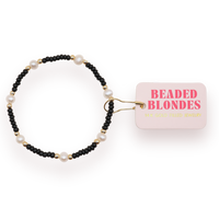 Black Pearl Bracelet: Standard 6.75 inch