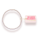 4MM Silver Beaded Bracelet: Standard 6.75 inch