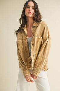 Backstory Denim Jacket Golden Rod