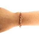 Boot Charm Sprinkle Bracelet: Standard 6.75 inch