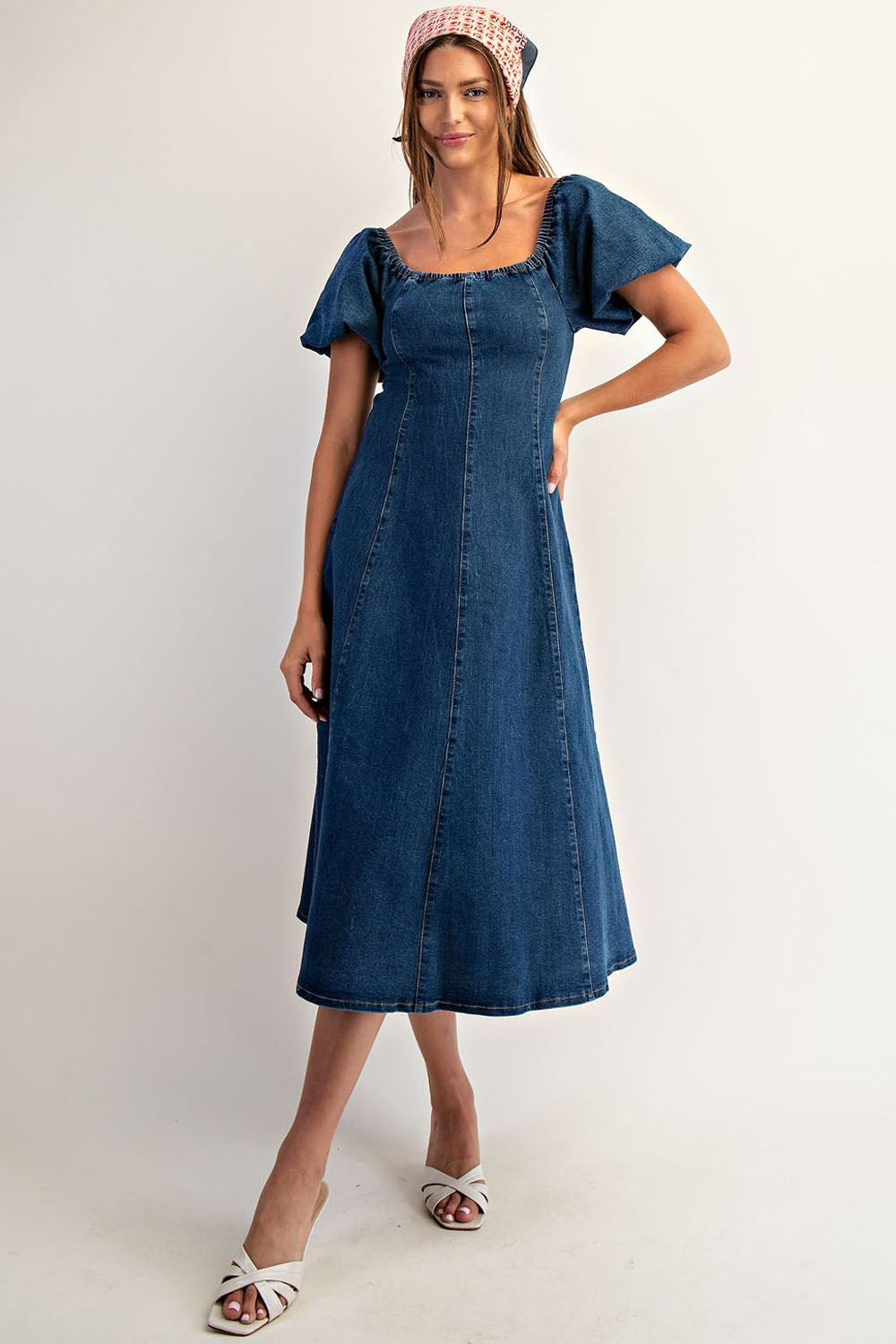 Dallas Denim Midi